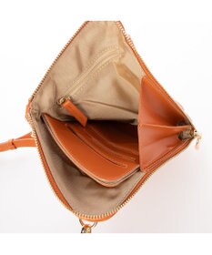 LA BAGAGERIE シープレザー　キルティングスマホショルダー