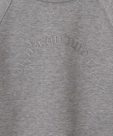 ANY L ロゴ刺繍ダンボールトレーナー