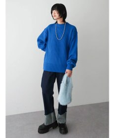 Green Parks 洗える　アゼ編みニットプルオーバー