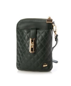 LA BAGAGERIE シープレザー　キルティングスマホショルダー