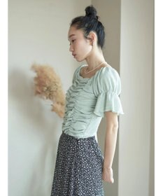 earth music&ecology カットシャーリングプルオーバー