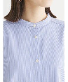 Green Parks レイヤードアソート柄シャツチュニック