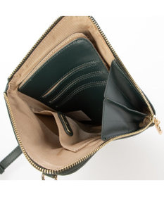 LA BAGAGERIE シープレザー　キルティングスマホショルダー