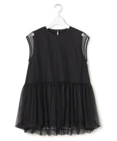 23区 【GOLD LABEL】チュールレイヤードジャージー カットソー