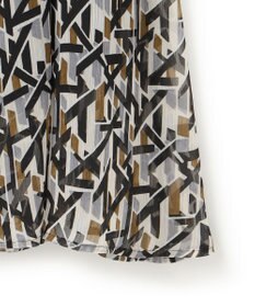 23区 L 【洗える】Ratti アブストラクトプリント スカート