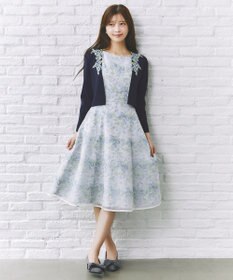 【チムローズ】TOCCA 洗える MELODY Aライン ワンピース チムローズ様専用】TOCCA 洗える MELODY Aライン ワンピース