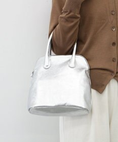 FOLNA RD ホイルレザーブガッティボストンバッグ