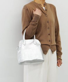 FOLNA RD ホイルレザーブガッティボストンバッグ