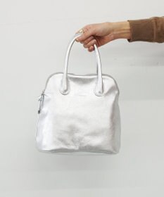 FOLNA RD ホイルレザーブガッティボストンバッグ