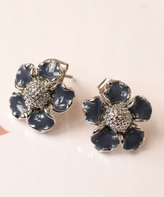 Tiaclasse カラーフラワーピアス