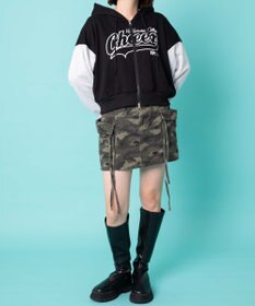 WEGO チアロゴWジップパーカー