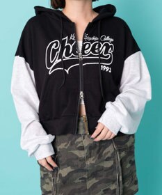 WEGO チアロゴWジップパーカー