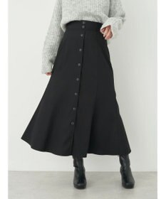 earth music&ecology フロントボタンスカート