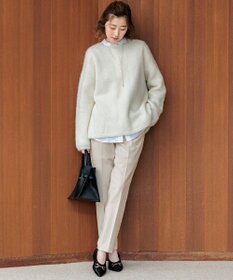 23区 【Oggi2月号掲載/新色追加】TRストレッチギャバ テーパードパンツ