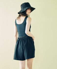 San-ai Resort（三愛水着楽園） 【WEB限定】5点セット バケットハット付きUVカット リブタンキニ+ラッシュガードセット水着【BeachQueen(ビーチクイーン）】