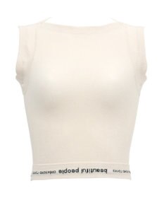 WACOAL MEN レディース <beautiful people>コラボ タンクトップ ボクサートップス ワンサイズ（S-L） オーガニック綿混 立体成型 肩幅：狭め ネック深さ：あさめ WL8001 /ワコールメン