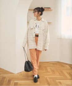 WEGO 【ユニセックス着用ITEM/SMLサイズ展開】チェックネルシャツ
