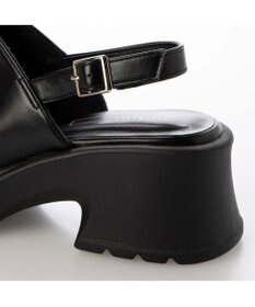 MODE ET JACOMO <noyau>センターライン厚底サボサンダル