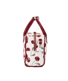 Maison de FLEUR チェリー柄ゴブランボストンバッグ