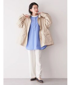 AMERICAN HOLIC イージーケアバンドカラーシャツチュニック