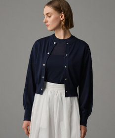 uncrave 【手洗い可】シアー ニットカーディガン（uncrave STANDARD）