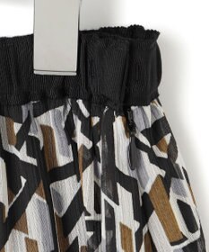 23区 L 【洗える】Ratti アブストラクトプリント スカート