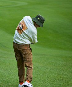 PW CIRCULUS 【MEN】裾２WAY ワイドパンツ