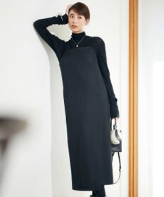 ICB 【洗える】リヨセルスパンサテン キャミソールワンピース