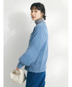 CRAFT STANDARD BOUTIQUE 洗えるコードモールクルーネックカーデイガン