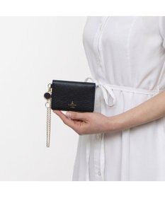 LANVIN en Bleu リム リール付き2面パスケース