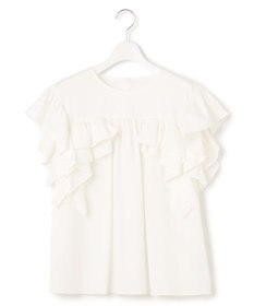 23区 S 【GOLD LABEL】ラッフルスリーブジャージー カットソー