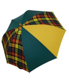 +RING レディース向け プラスリング 晴雨兼用（長ショート） GRN-CHK T1245