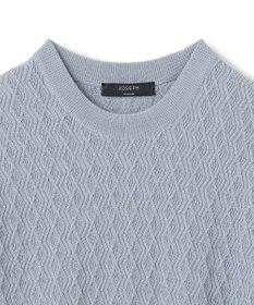 JOSEPH HOMME 【洗える】ドライコットンリンクス　半袖クルーネックニット