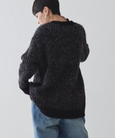 AMERICAN HOLIC アニマル柄Ｖネックニットカーディガン