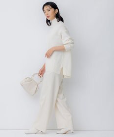 23区 【洗える】ウールカシミヤ ハイネック ニット