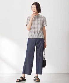 J.PRESS LADIES 【2way】ナイロンギャザー ショルダー バッグ