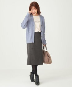 ANY SIS 【美人百花10月号掲載】2WAYリバーシブルラップ スカート