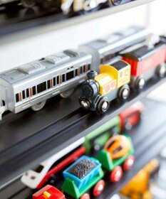 tower ミニカー&レールトイラック タワー ブラック