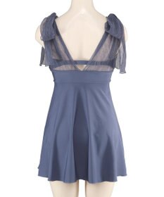 San-ai Resort（三愛水着楽園） 【WEB限定】Aラインワンピース2点セット水着