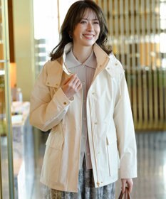 23区 マットエアリータフタ 2WAY ブルゾン アイボリー系