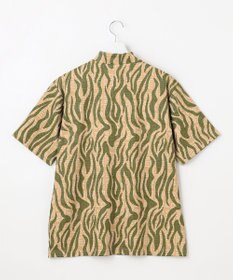 PW CIRCULUS 【UV遮蔽率99.5%  UVカット/速乾/ストレッチ】【MEN】ストライプカモフラ モックT ゴルフ