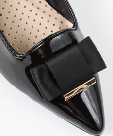 BONTRE 【PRECIEUX JOUET/プレシュウジュエ】ポインテッドリボンパンプス