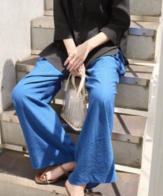 AMERICAN HOLIC 【接触冷感】ワッシャーイージーパンツ