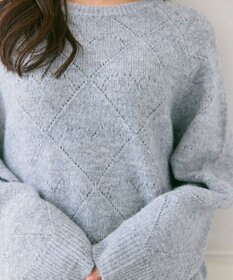 Feroux ハート柄ニット プルオーバー