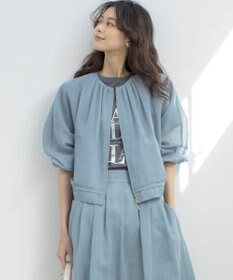 組曲 L カラーボイルノーカラー ブルゾン