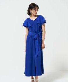 GRACE CONTINENTAL フリルスリーブカットワンピース