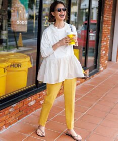 UNFILO FINE MOVE テーパードパンツ