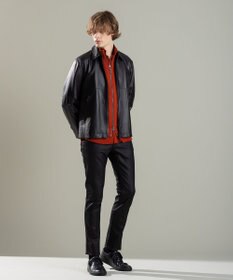 JOSEPH HOMME ヴィスコースリンクスジャガード　ジップアップ　カーディ