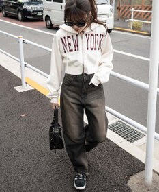 WEGO NEWYORK裏起毛ZIPパーカー