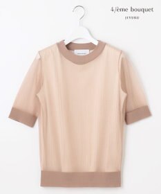 自由区 【カトリエムブーケ】Translucidite シアープルオーバー ベージュ